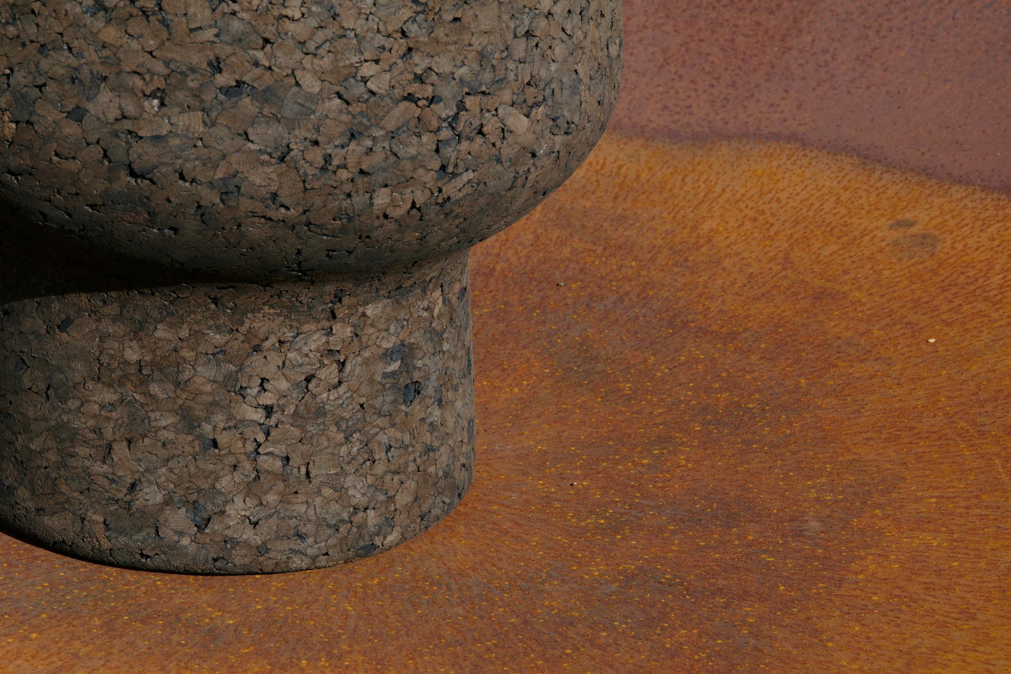 ClassiCon Set of Two Cork Side Tables No 1 & 2 by by Herzog & de Meuron en venta 3
