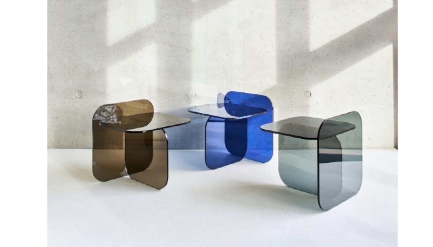 Contemporary ClassiCon Sol Glass Side Table Designed by Ortega & Guijarro For Sale