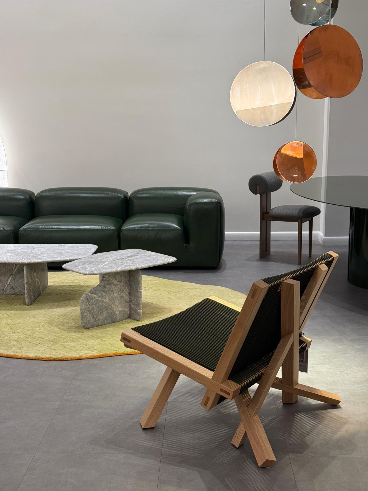 ClassiCon Volkshaus Lounge Chair by Herzog & de Meuron in STOCK In Excellent Condition For Sale In New York, NY