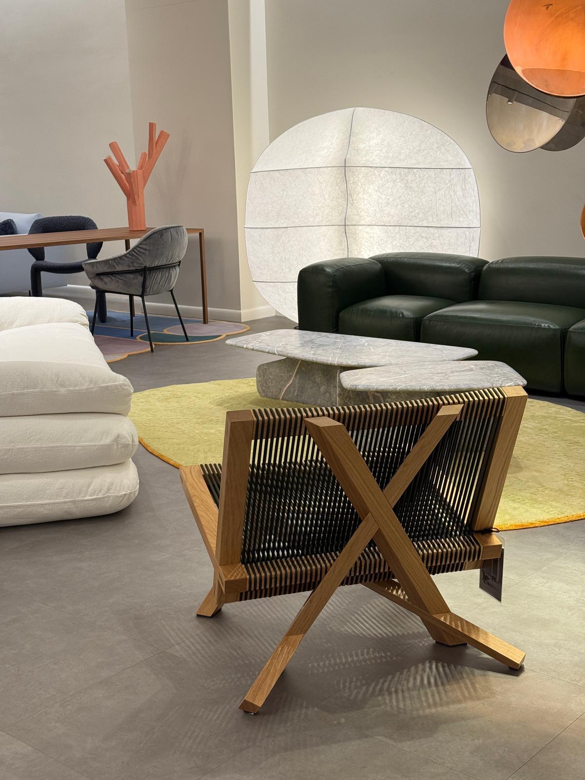 Contemporary ClassiCon Volkshaus Lounge Chair by Herzog & de Meuron in STOCK For Sale