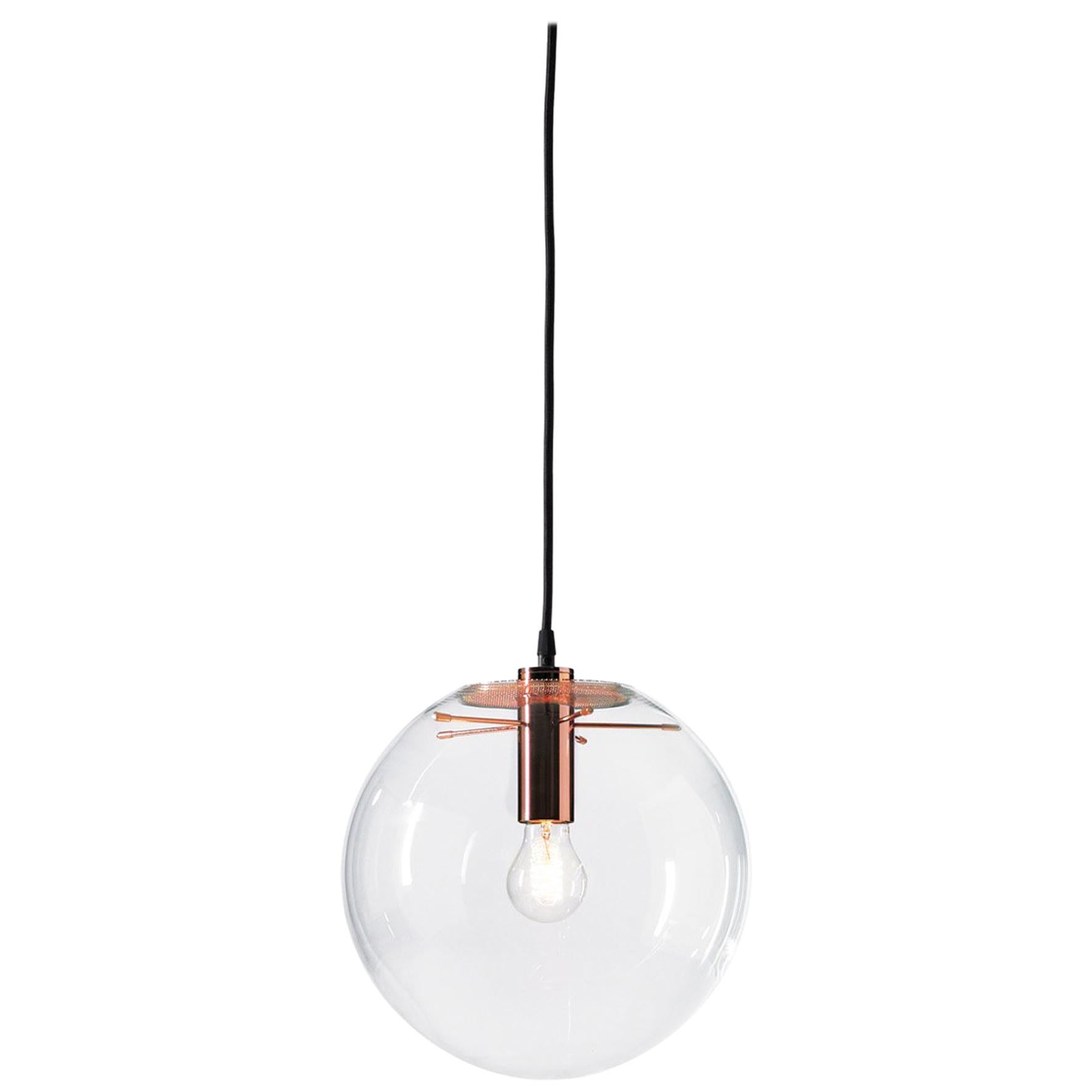 Lampe à suspension ClassiCon XS Selene en cuivre de Sandra Lindner