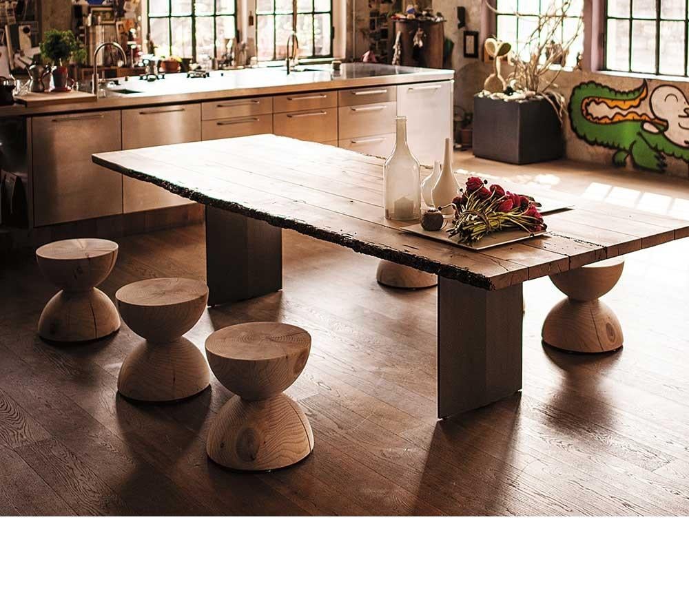 XXIe siècle et contemporain Tabouret Classidra de Mario Botta pour Riva 1920 en cèdre-vlacno scénique en vente