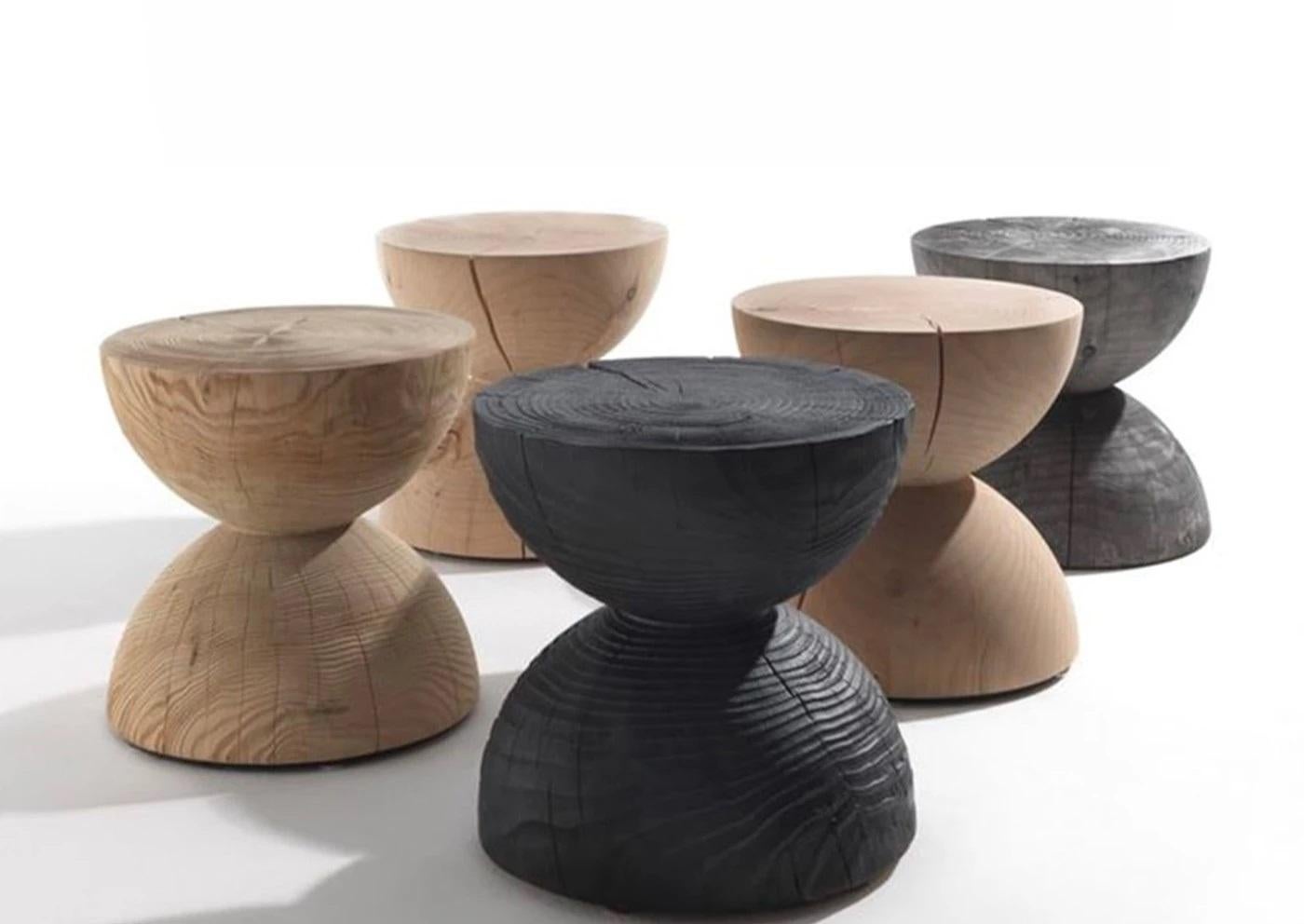 Cèdre Tabouret Classidra de Mario Botta pour Riva 1920 en cèdre-vlacno scénique en vente