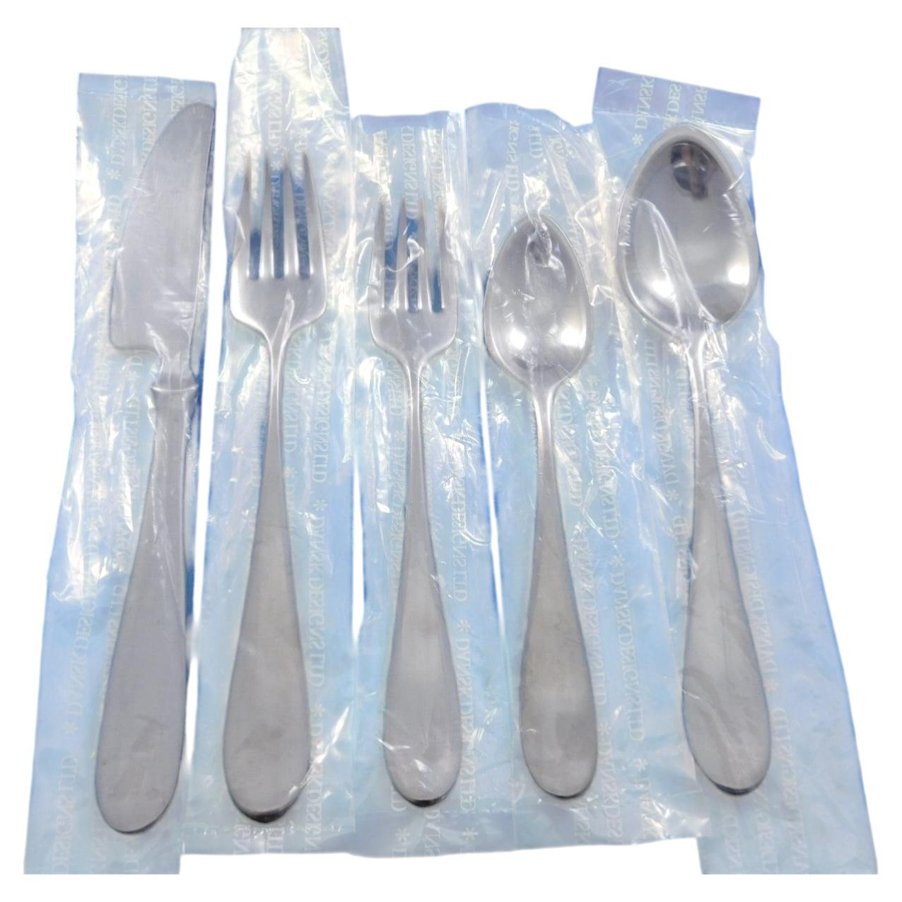 Pre-owned Dansk Classique By  Stainless Steel Flatware Set For 12 Service 60 Pc New Dinner In Gray