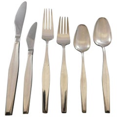 Classique by Gorham Sterling Silver Flatware Service for 8 Set 49 Pieces Modern