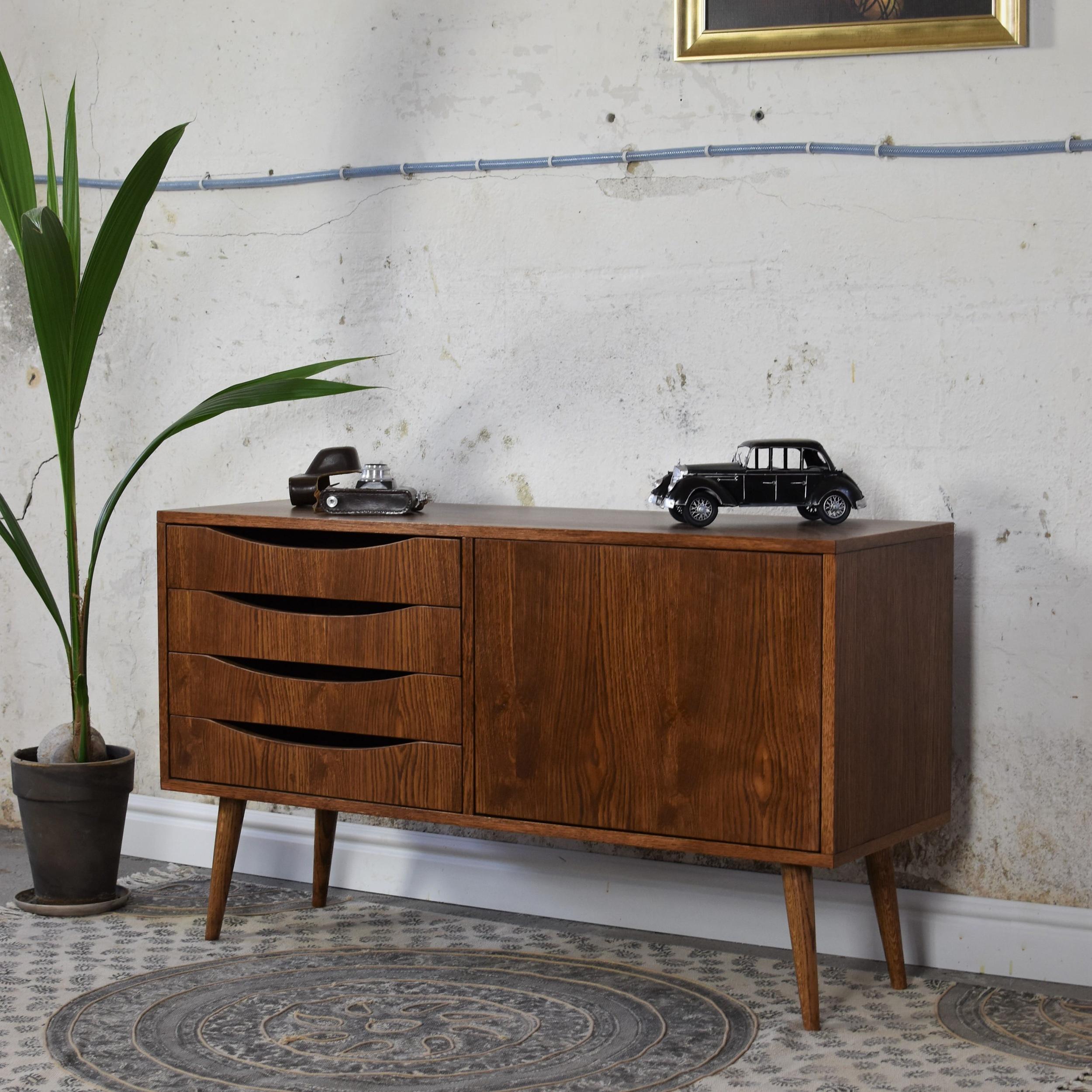 Contemporary Classy Brown Mini Medium Sideboard by Pastform For Sale