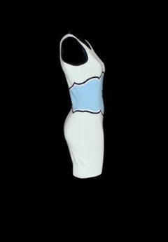 UNWORN Chanel Signature CC Logo Enblem Knit Cashmere Mini Dress 38