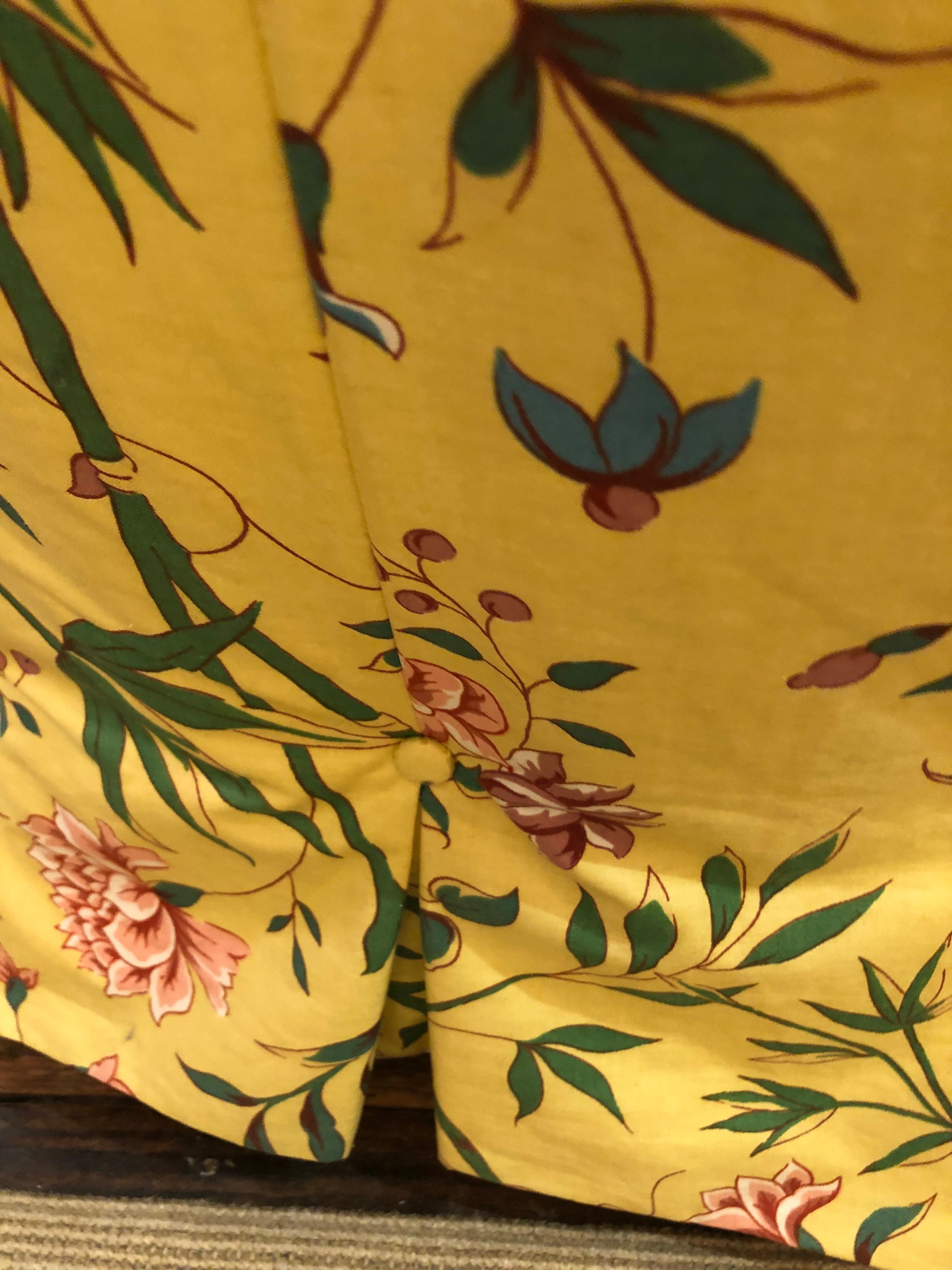 Upholstery Classy Comfy Pair of Chintz Upholstered Club Chairs