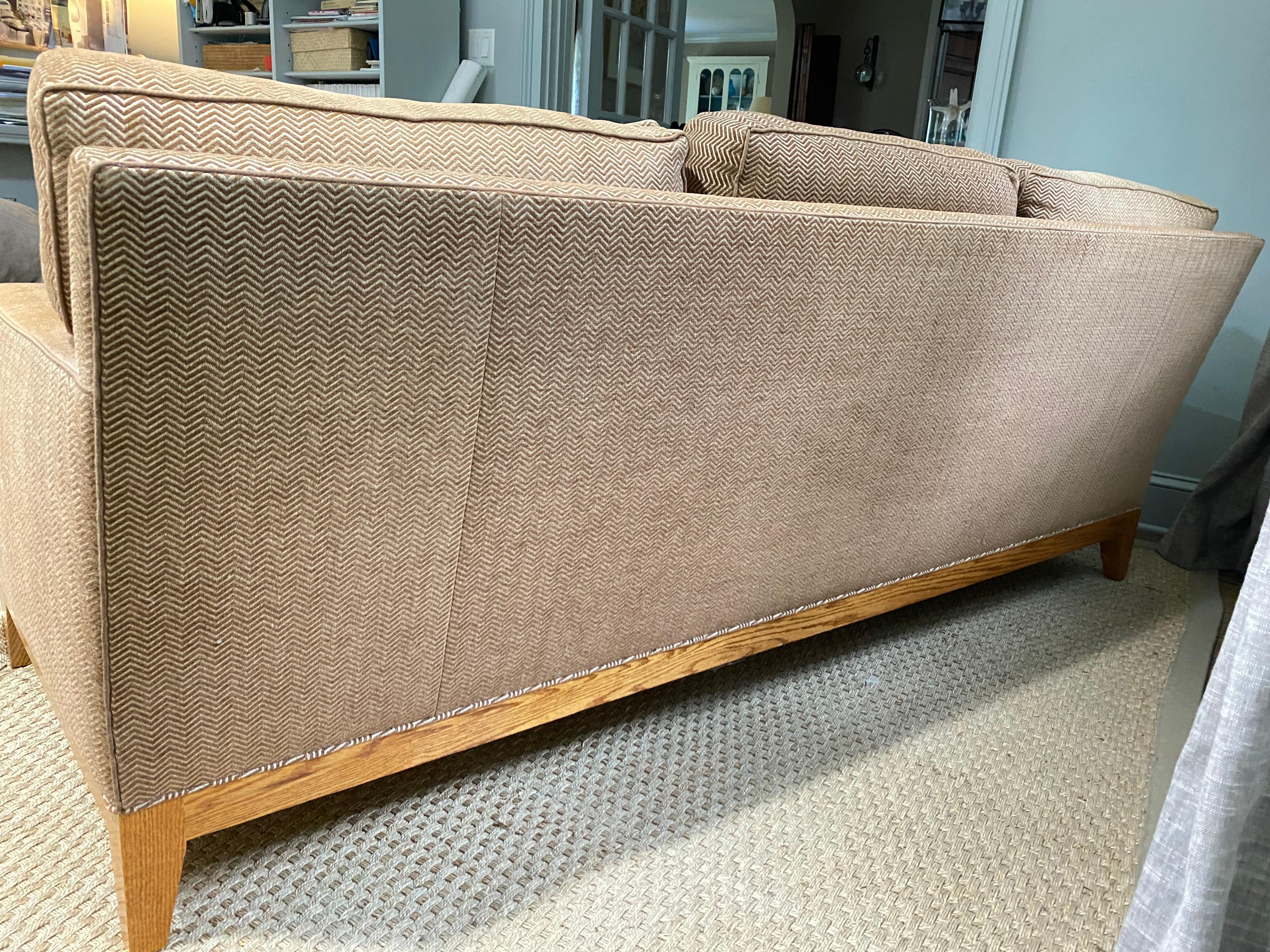 American Classy Custom Jean Michael Frank Style Sofa