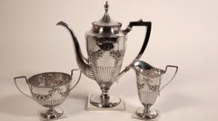 Store closing March 31.   Silver Three Piece Coffee Service Udall & Ballou
