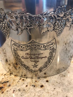 Classy French Dom Perignon Vintage Pewter Champagne Ice Bucket