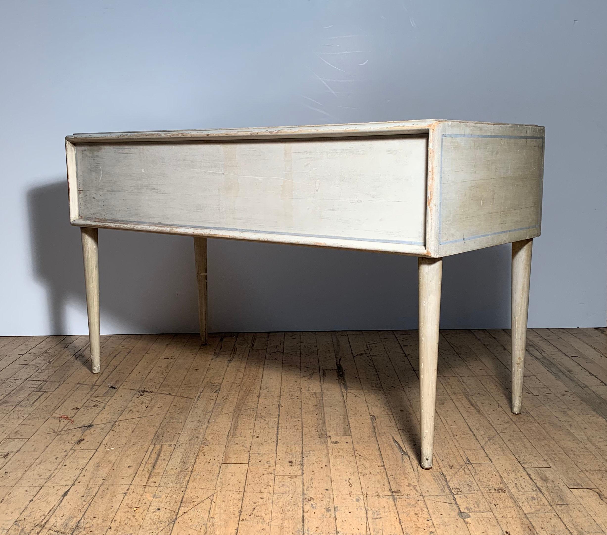 Mid-Century Modern Classy Paul Frankl Writing Desk for Johnson Furniture For Sale