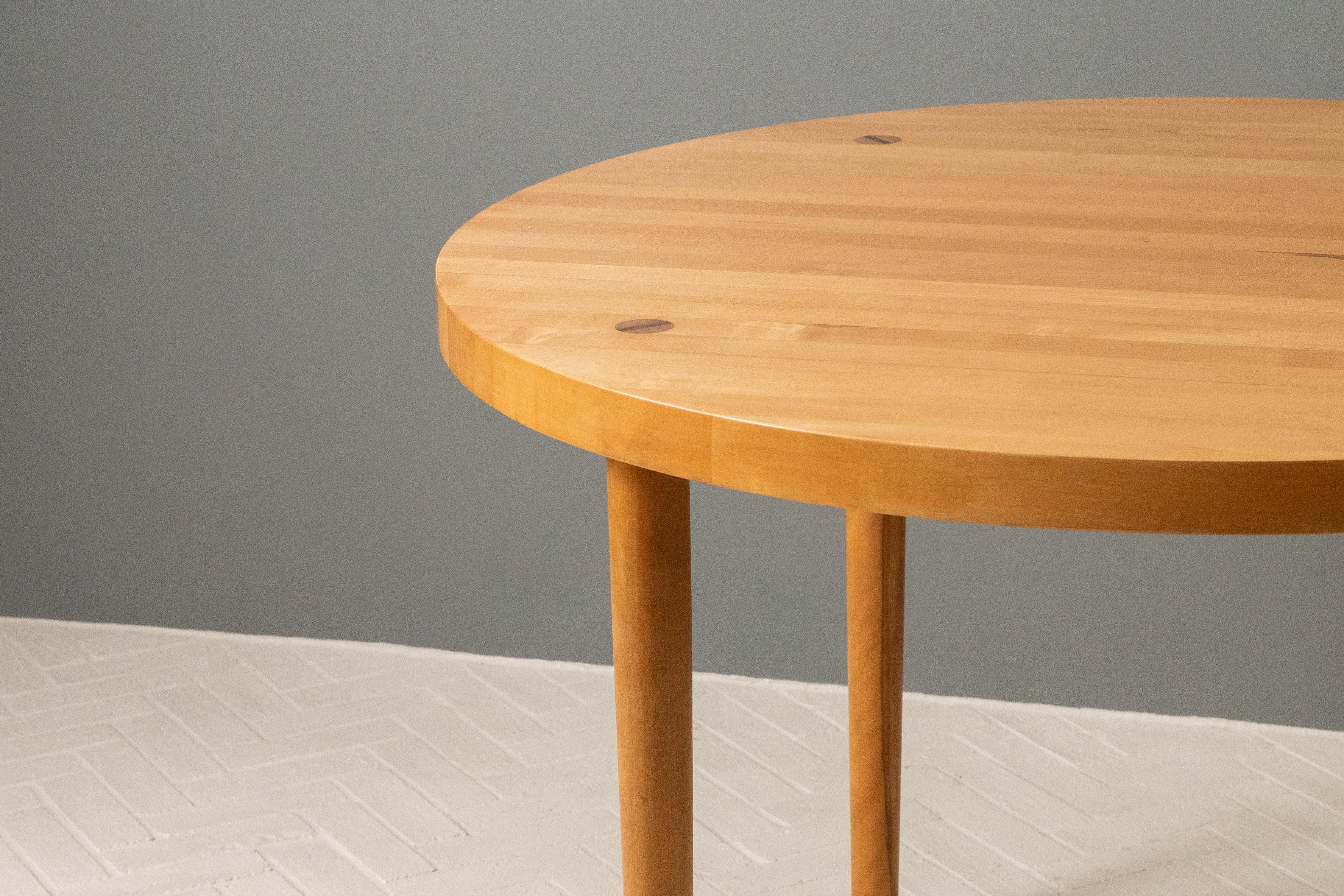 American Claud Bunyard Butcher Block Dining Table