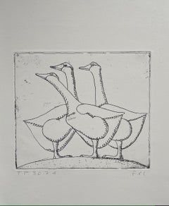 Francois-Xavier Lalanne (1927-2008) The three Geese (in french : les trois oies)