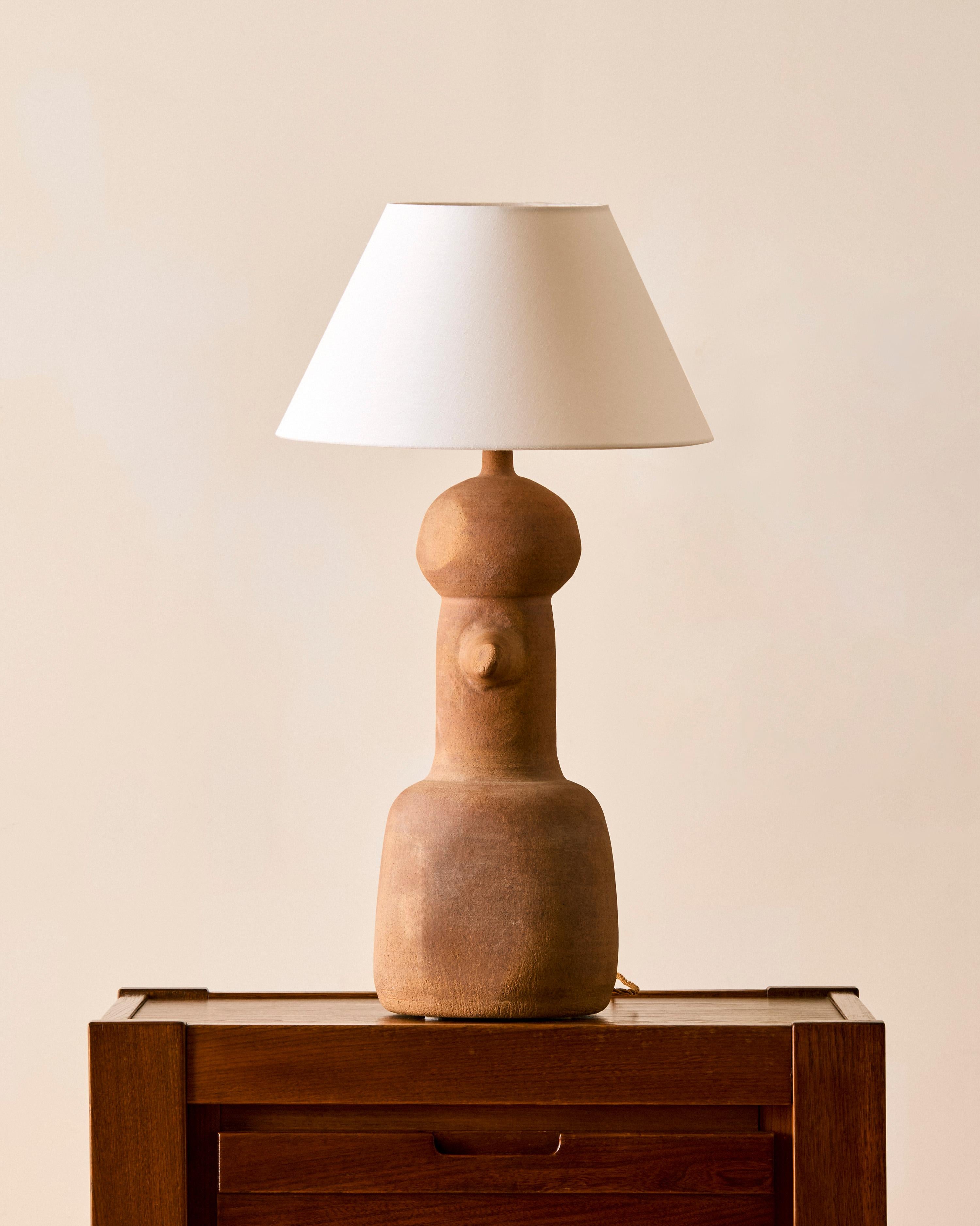 French Claude and Jean Bersoux Ceramic Table Lamp For Sale