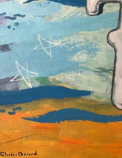 Surrealist Still Life Oil Painting on Canvas, Mid-20th Century