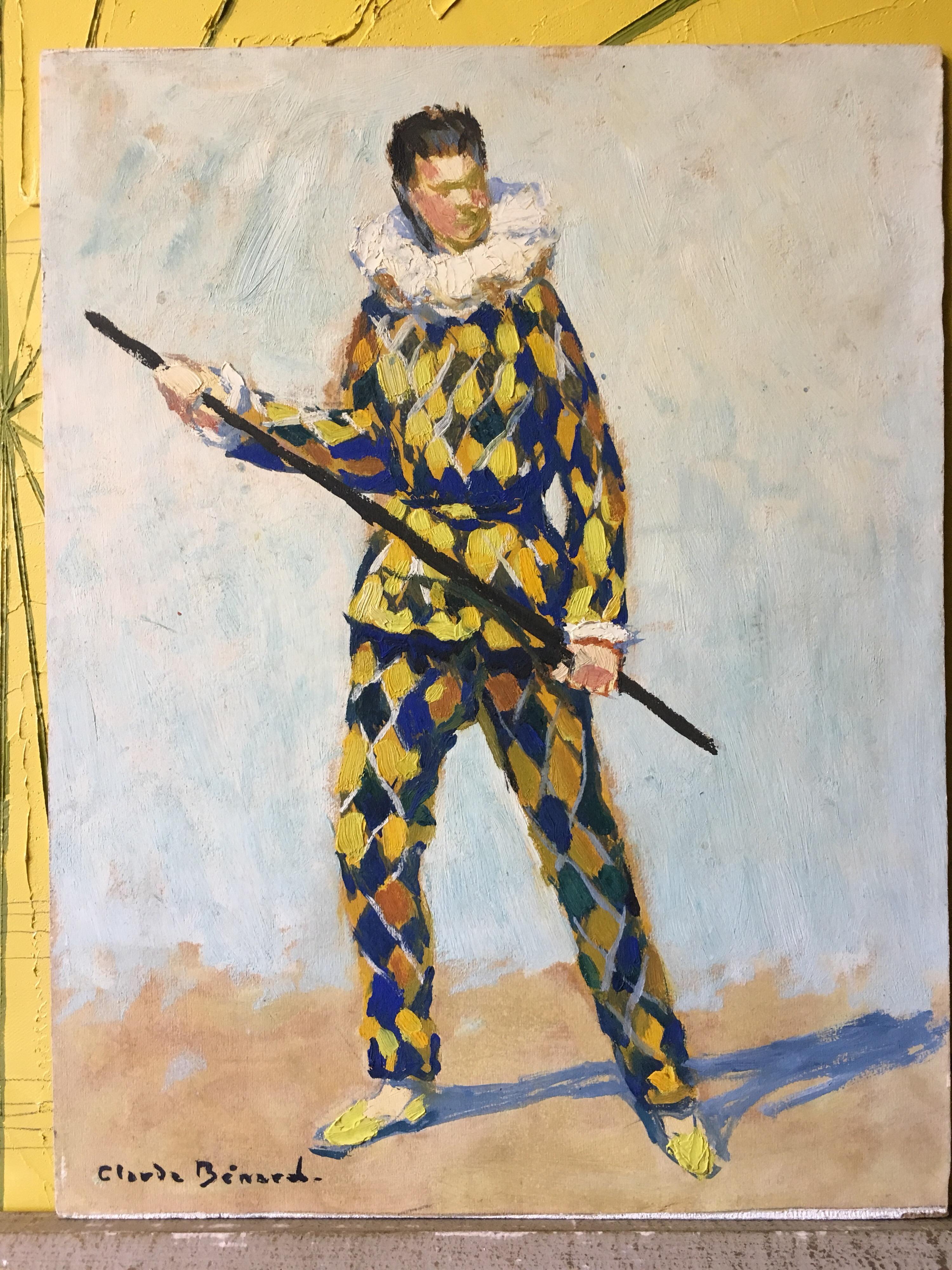 jester oil painting