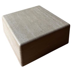 Claude Berraldacci travertine coffee table