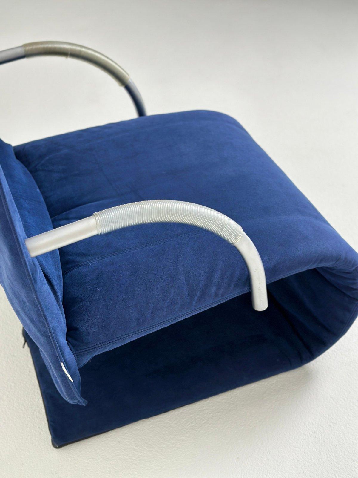 Claude Brisson Postmodern Zen Longue Chair for Ligne Roset 1980s For Sale 1