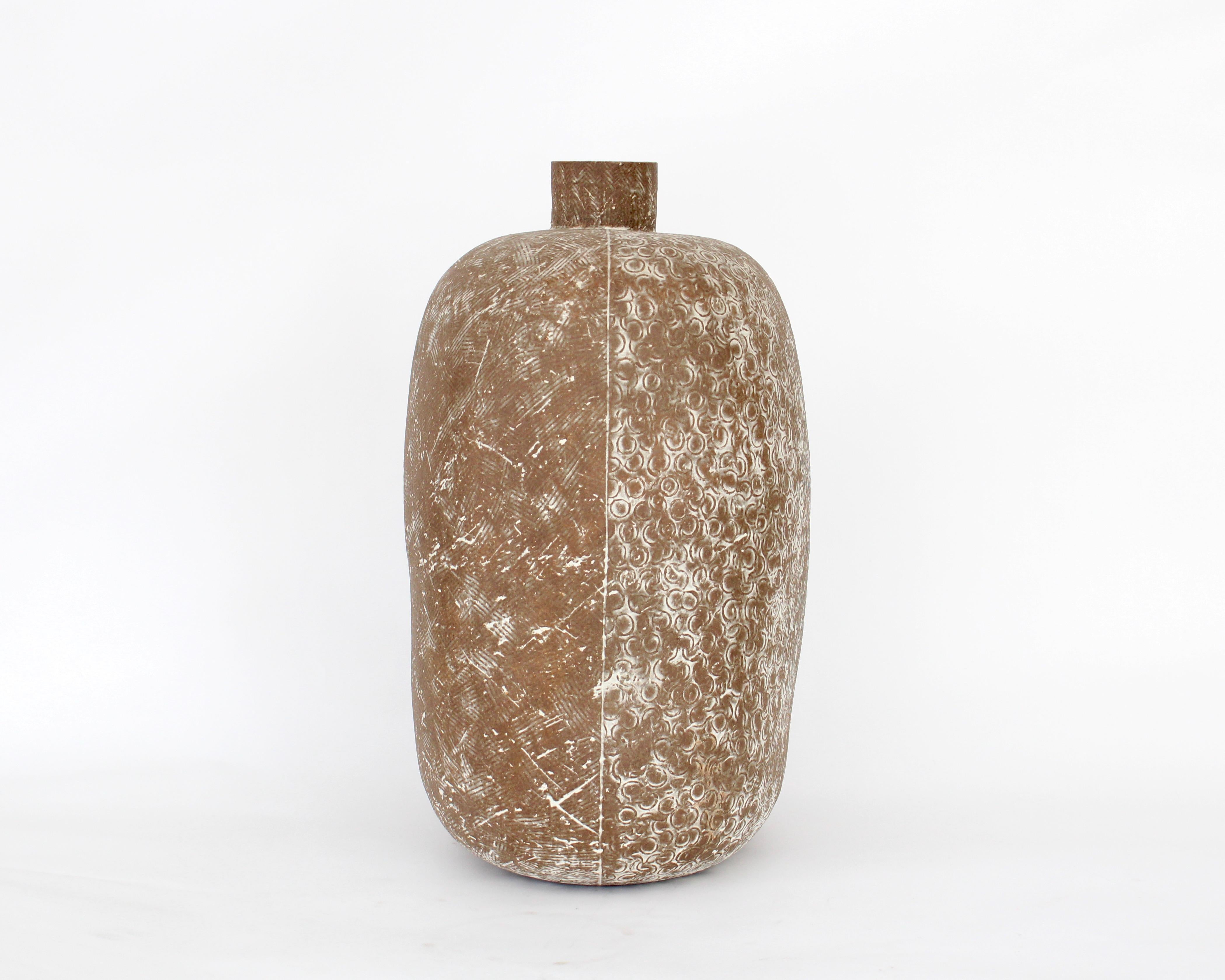 Claude Conover Ceramic Stoneware Vessel Okkintok For Sale 4