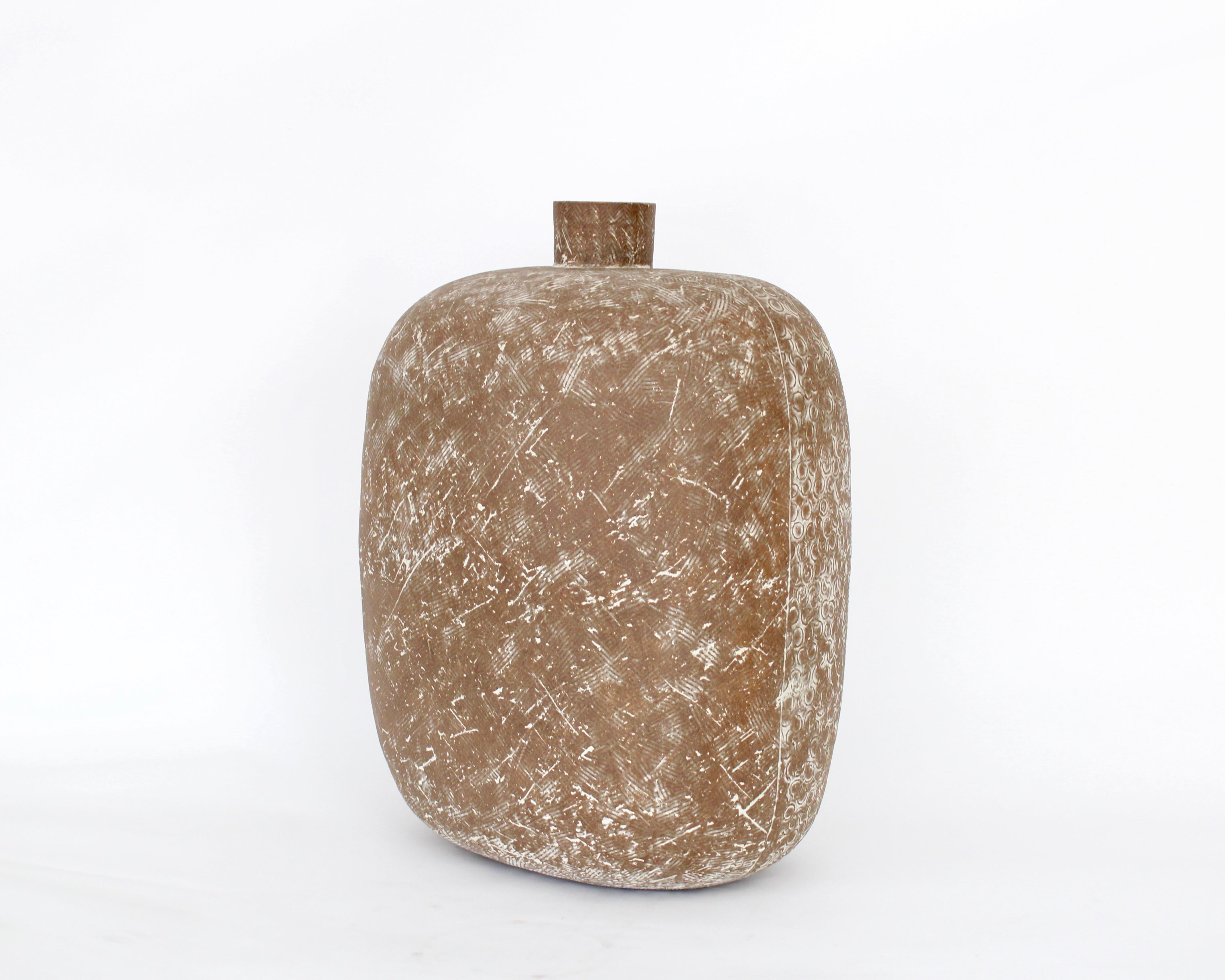 Claude Conover Ceramic Stoneware Vessel Okkintok For Sale 5