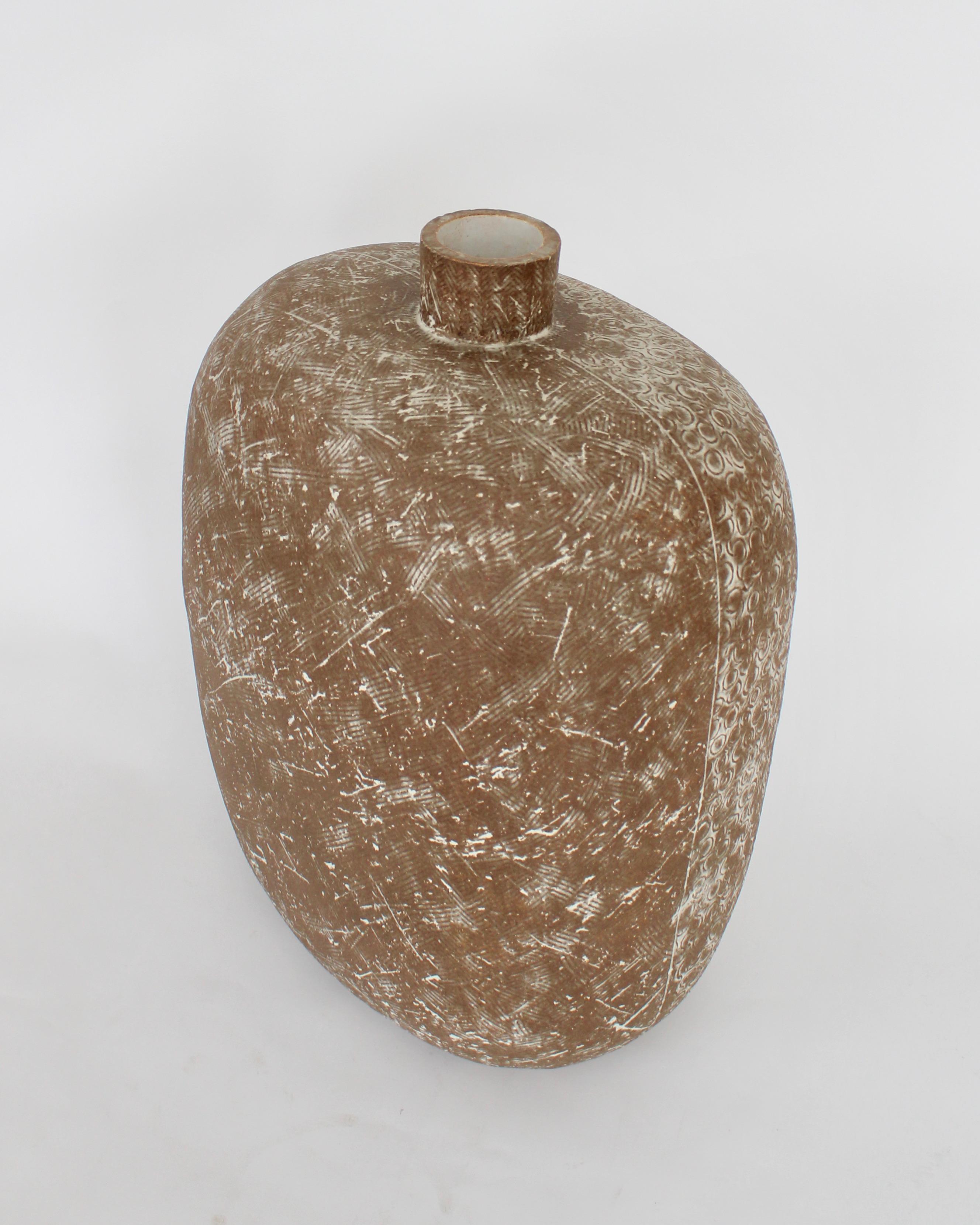 Claude Conover Ceramic Stoneware Vessel Okkintok For Sale 6