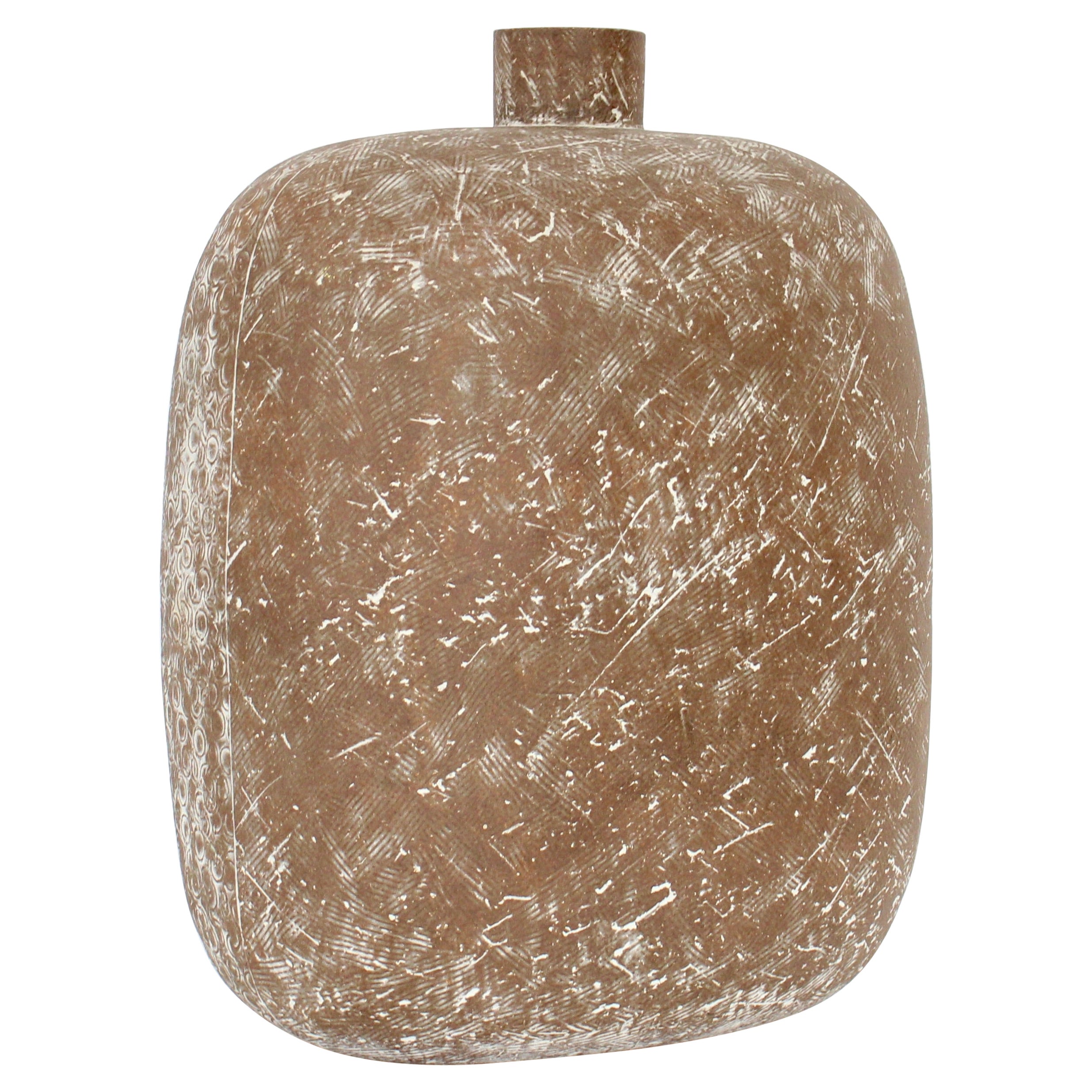 Vase Okkintok en céramique grès Claude Conover