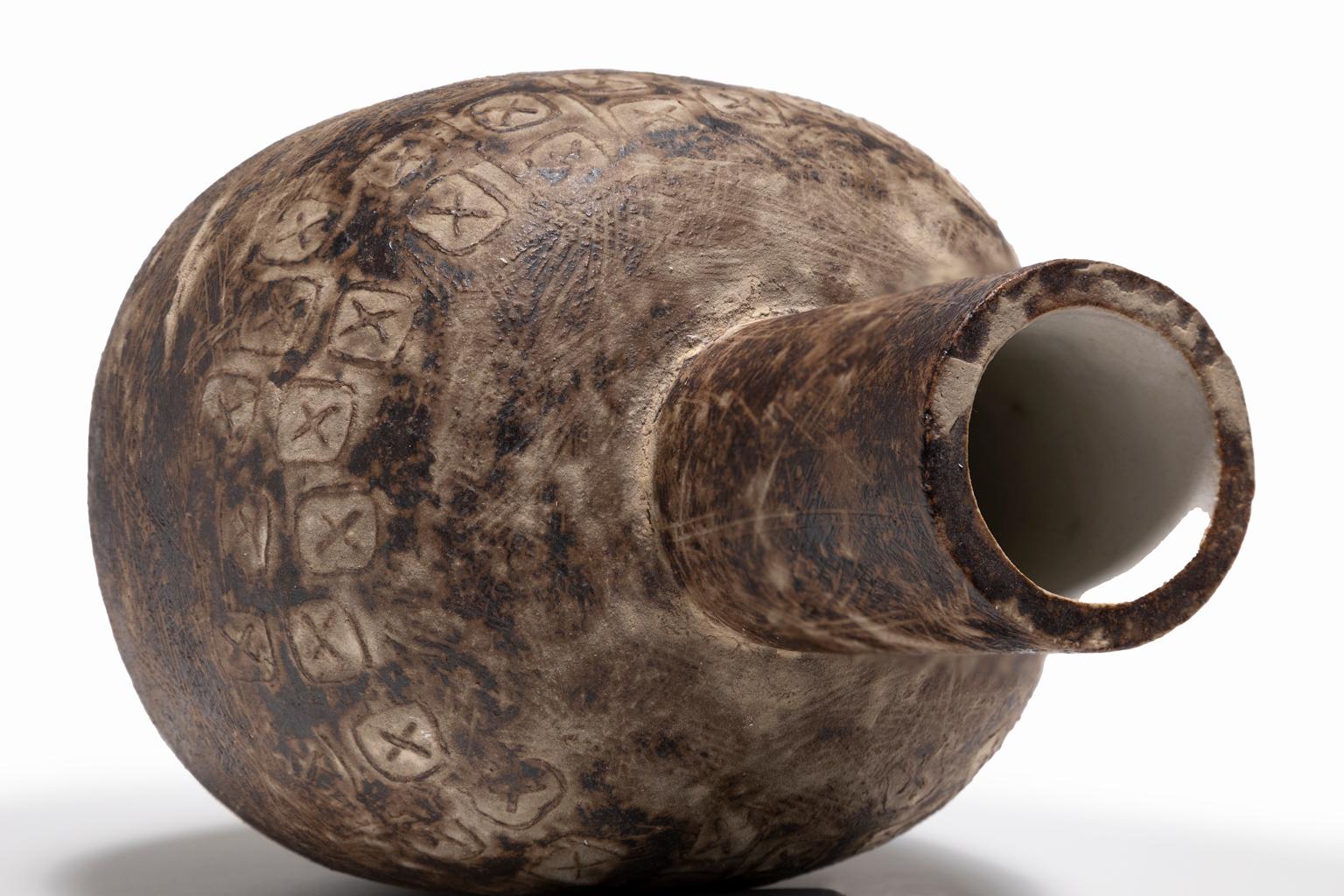 Claude Conover Ceramic Stoneware Vessel Signed 