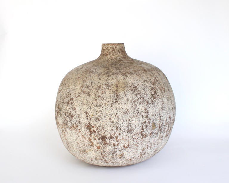American Claude Conover Ceramic Stoneware Vessel Suus For Sale