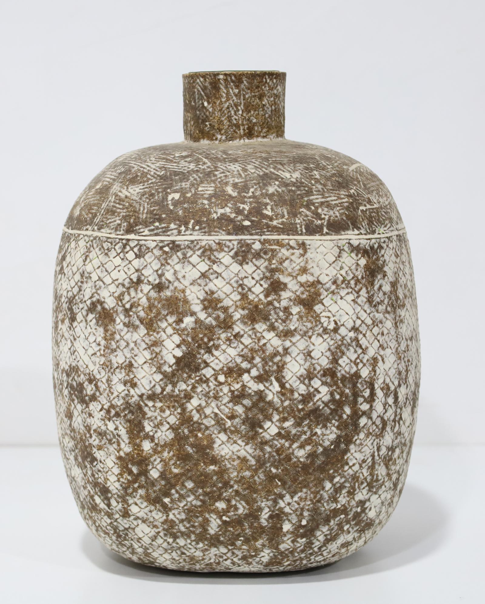 A large ceramic vessel by Claude Conover (American 1907-1994) titled 