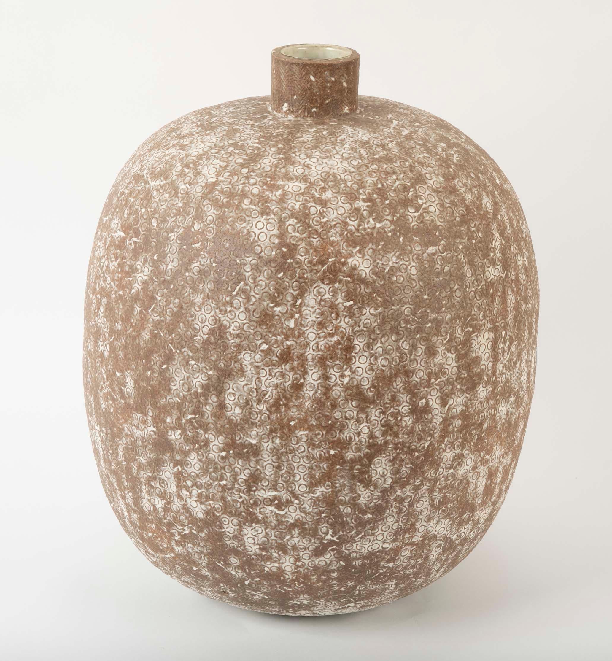 A large stoneware vessel by Claude Conover (American 1907-1994) titled 