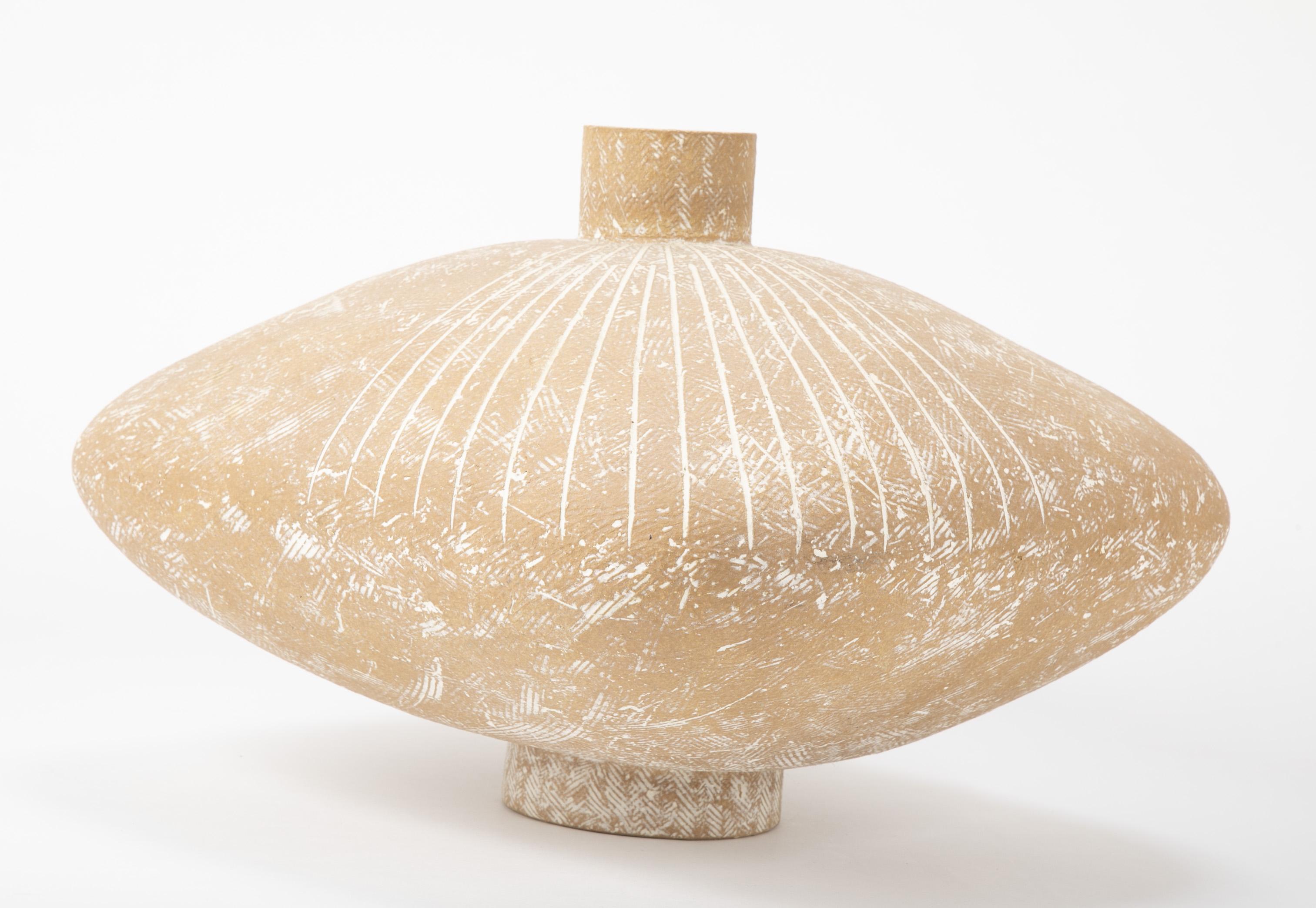 Modern Claude Conover Vase with Liner Titled Cerros For Sale