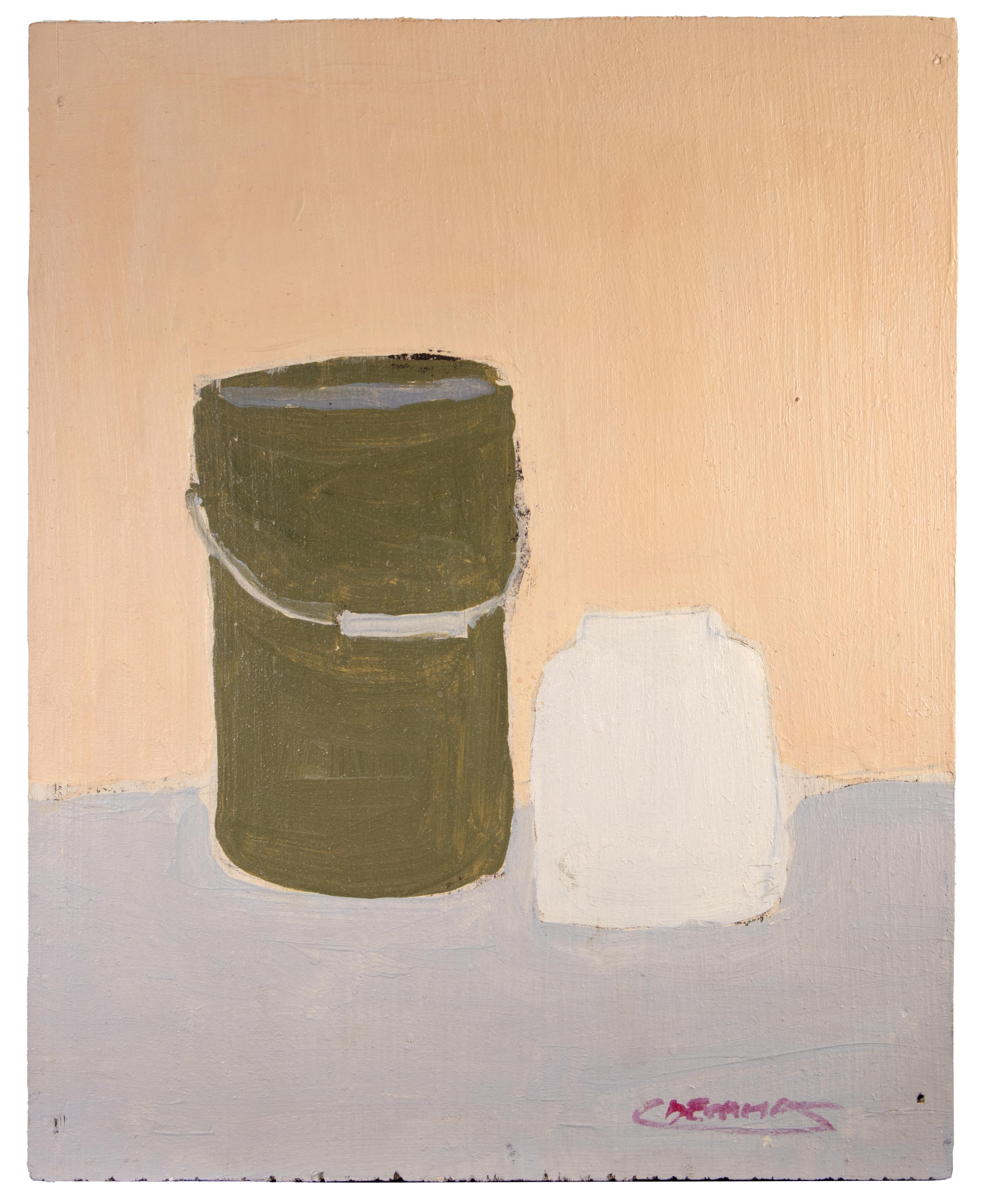 Still life - Oil Painting by Claude Decamps - 1950s