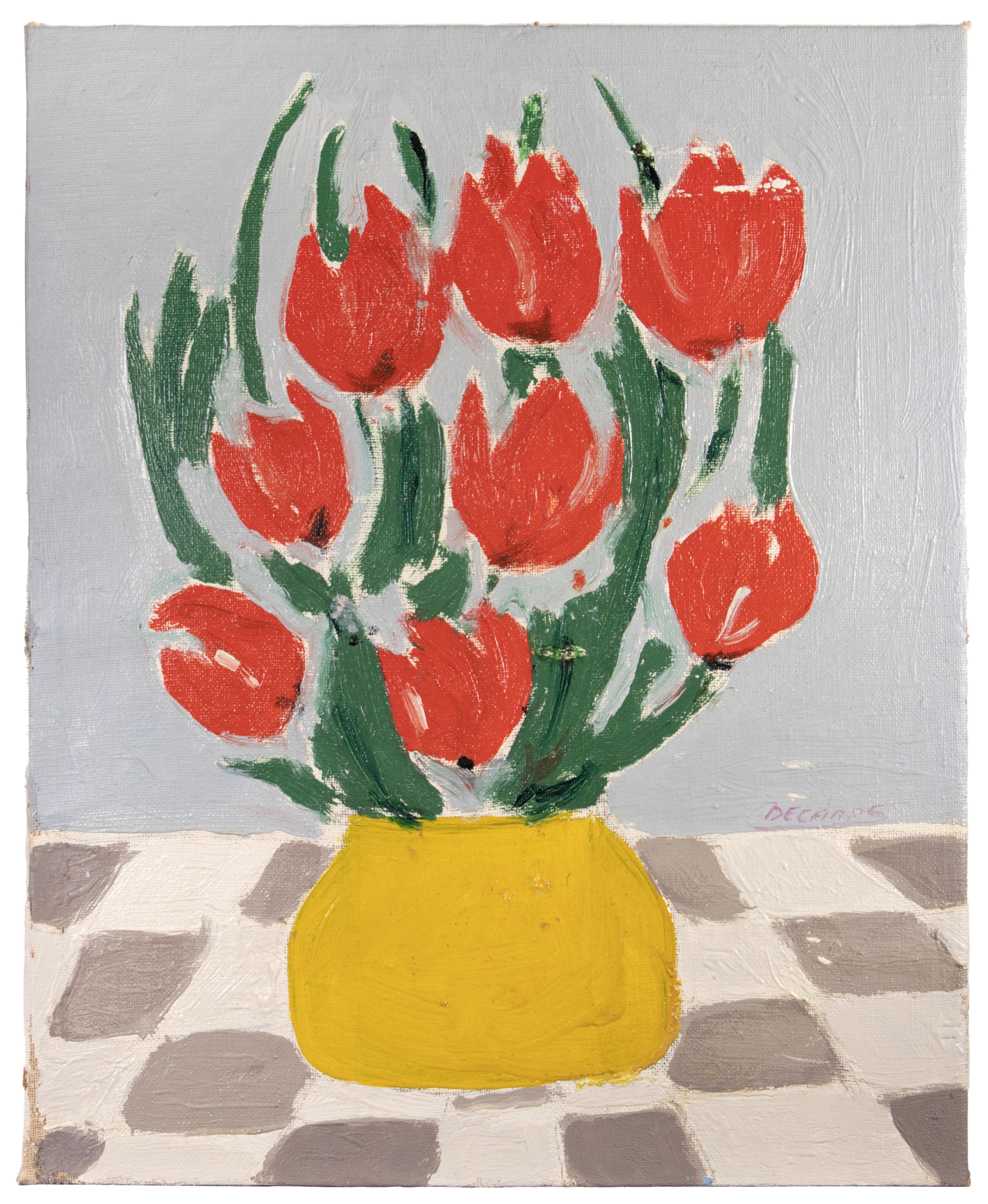 Nature morte aux fleurs rouges est une oeuvre d'art réalisée par Claude Decamps, milieu du 20e siècle.

Huile sur toile. 

25 x 20 cm.

Signé à la main en rouge dans la marge inférieure.

Bonnes conditions !