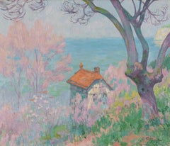 Vue de la Côte Normande di Claude-Émile Schuffenecker - Pittura di paesaggio