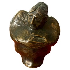 CLAUDE FAVIER Escultura o Pisapapeles de Bronce Firmada y Numerada
