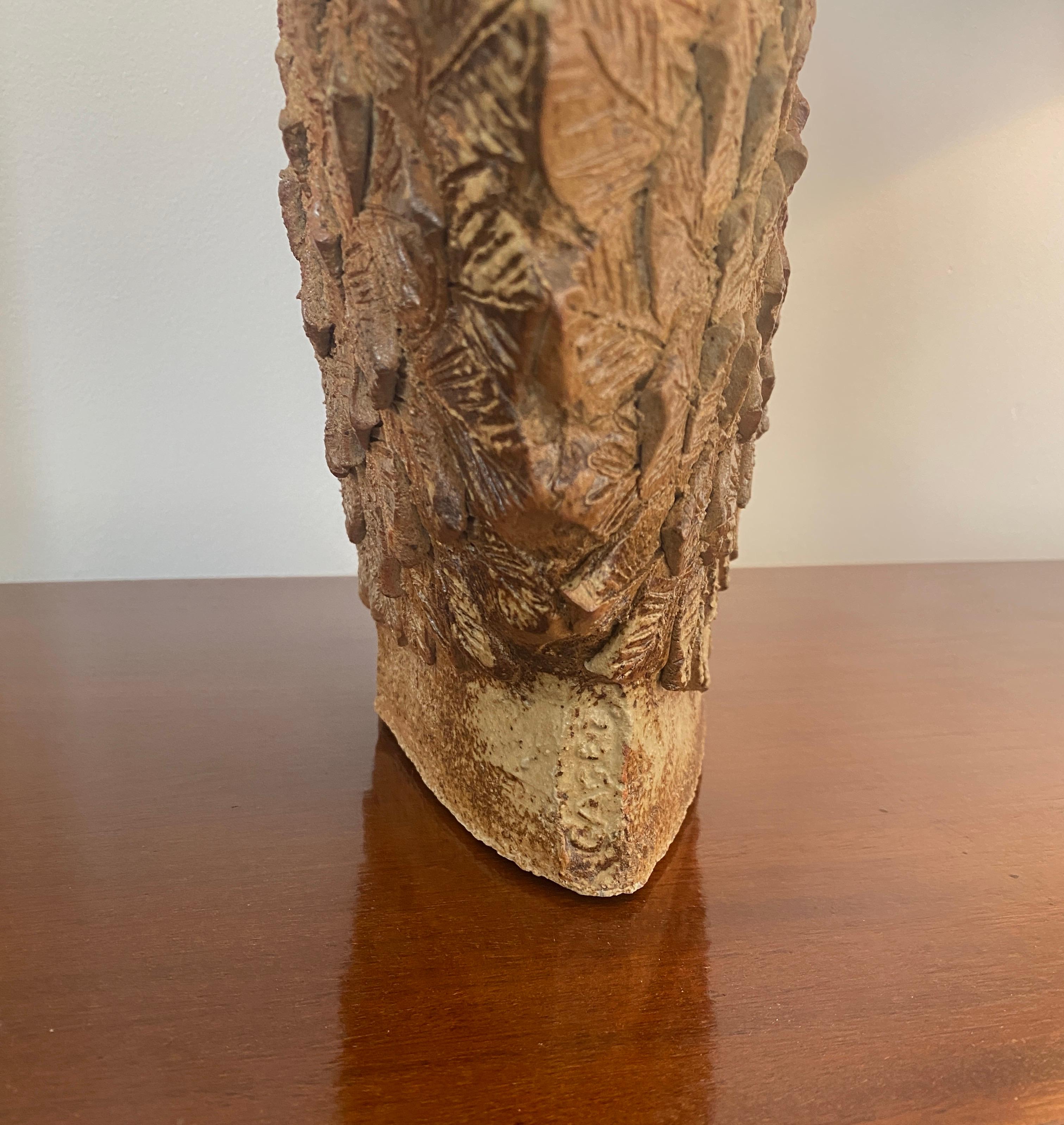 Französische Keramik-Baum-Skulptur des Künstlers Claude Gaget aus La Borne, Frankreich  im Angebot 12