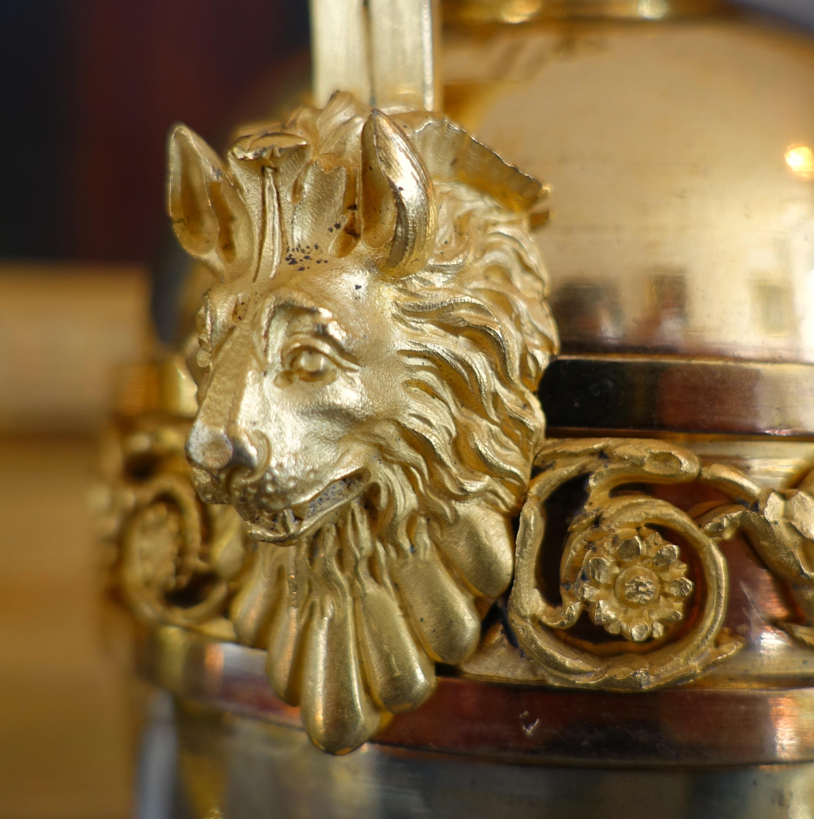 Claude Galle - Pair of Directoire ormolu urns circa 1800 For Sale 7