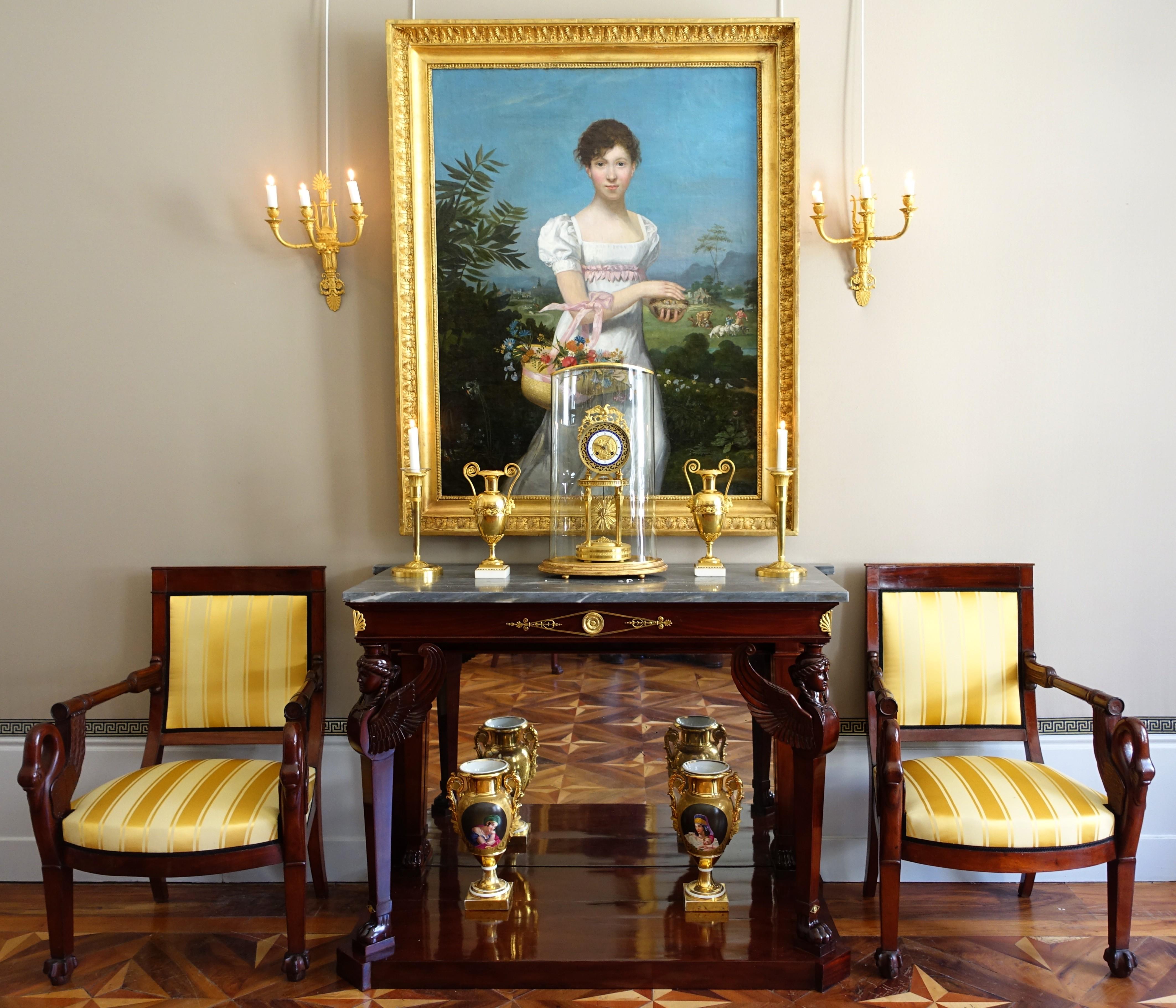 Claude Galle - pair of Empire ormolu sconses - early 19th century For Sale 6