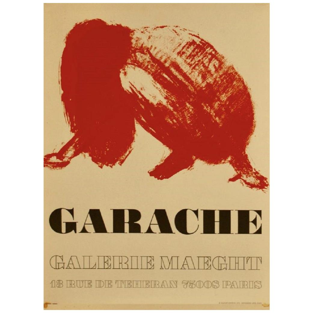 Claude Garache 1975 Galerie Maeght Poster