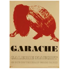 Vintage Claude Garache 1975 Galerie Maeght Poster