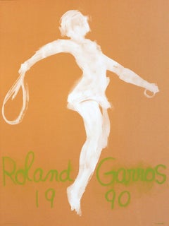 1990 Claude Garache „Roland Garros Französisch Offenbar“ 