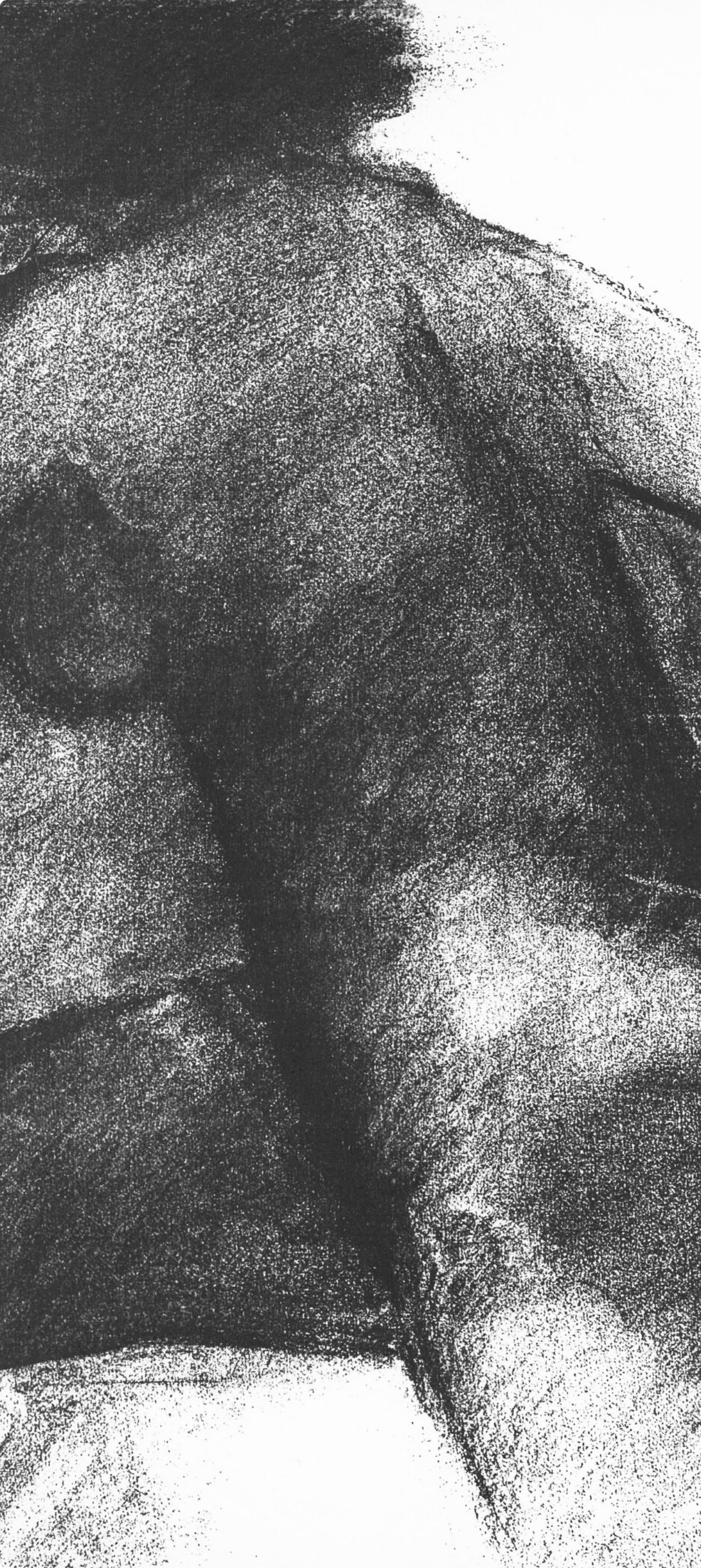 Composición, Homenaje a Aimé y Marguerite Maeght, Derrière le miroir - Print Moderno de Claude Garache