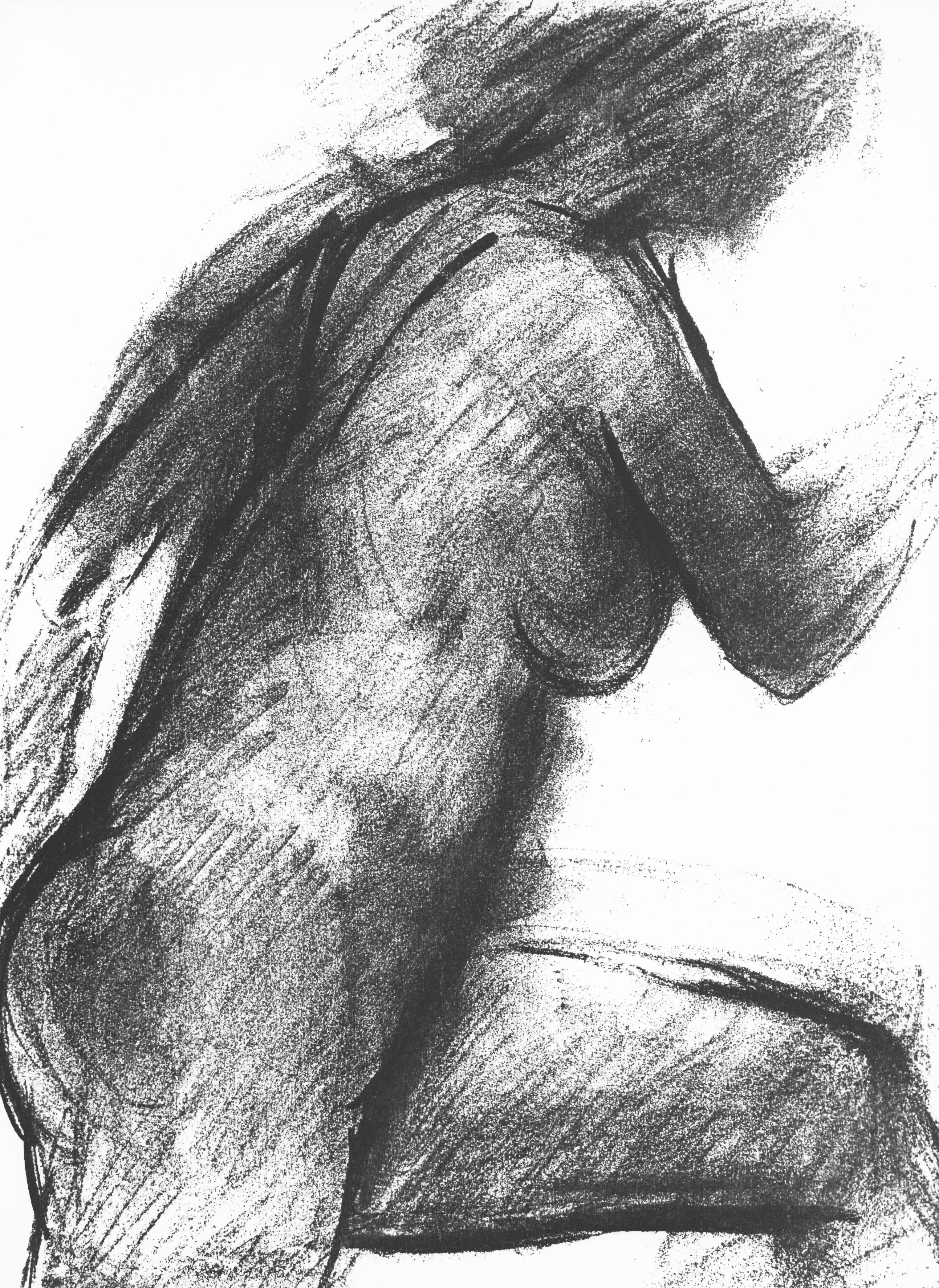 Compositions, Hommage à Aimé et Marguerite Maeght, Derrière le miroir - Modern Print by Claude Garache