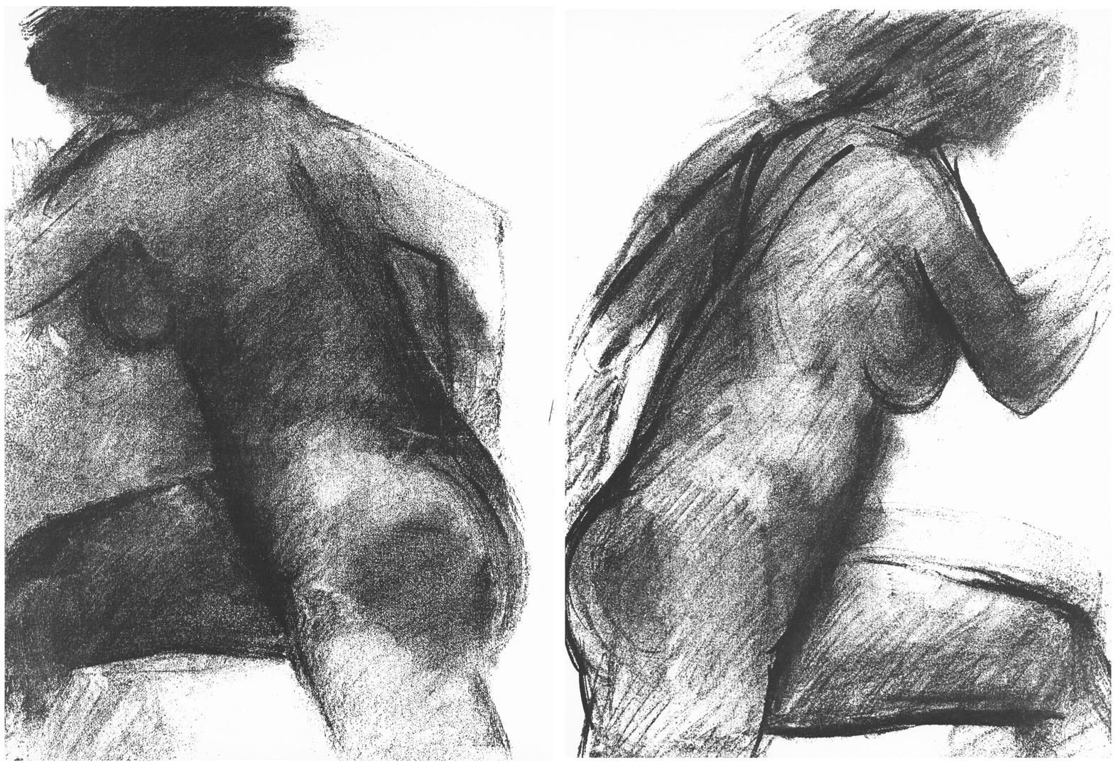 Claude Garache Abstract Print - Compositions, Hommage à Aimé et Marguerite Maeght, Derrière le miroir