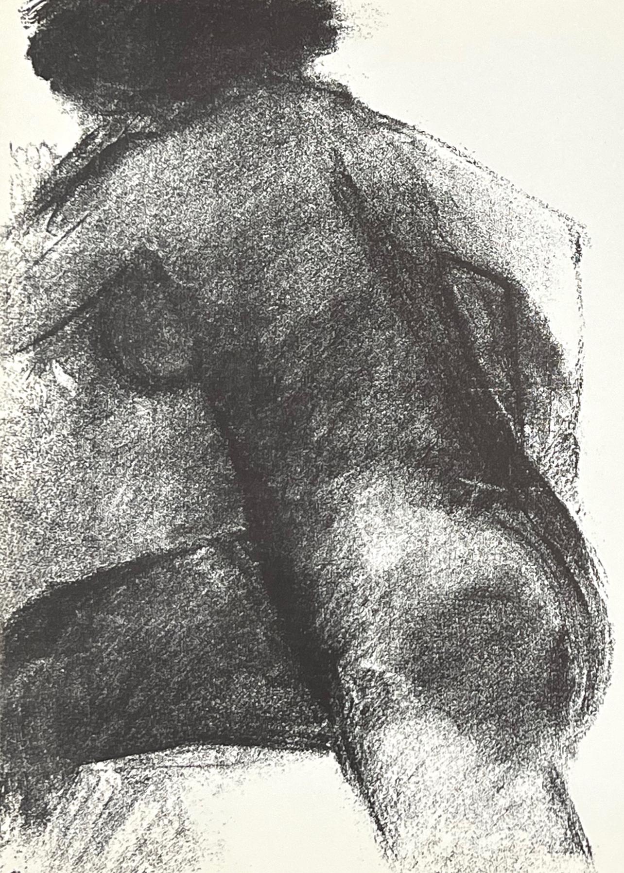 Garache, Composition, Derrière le miroir (après) - Print de Claude Garache