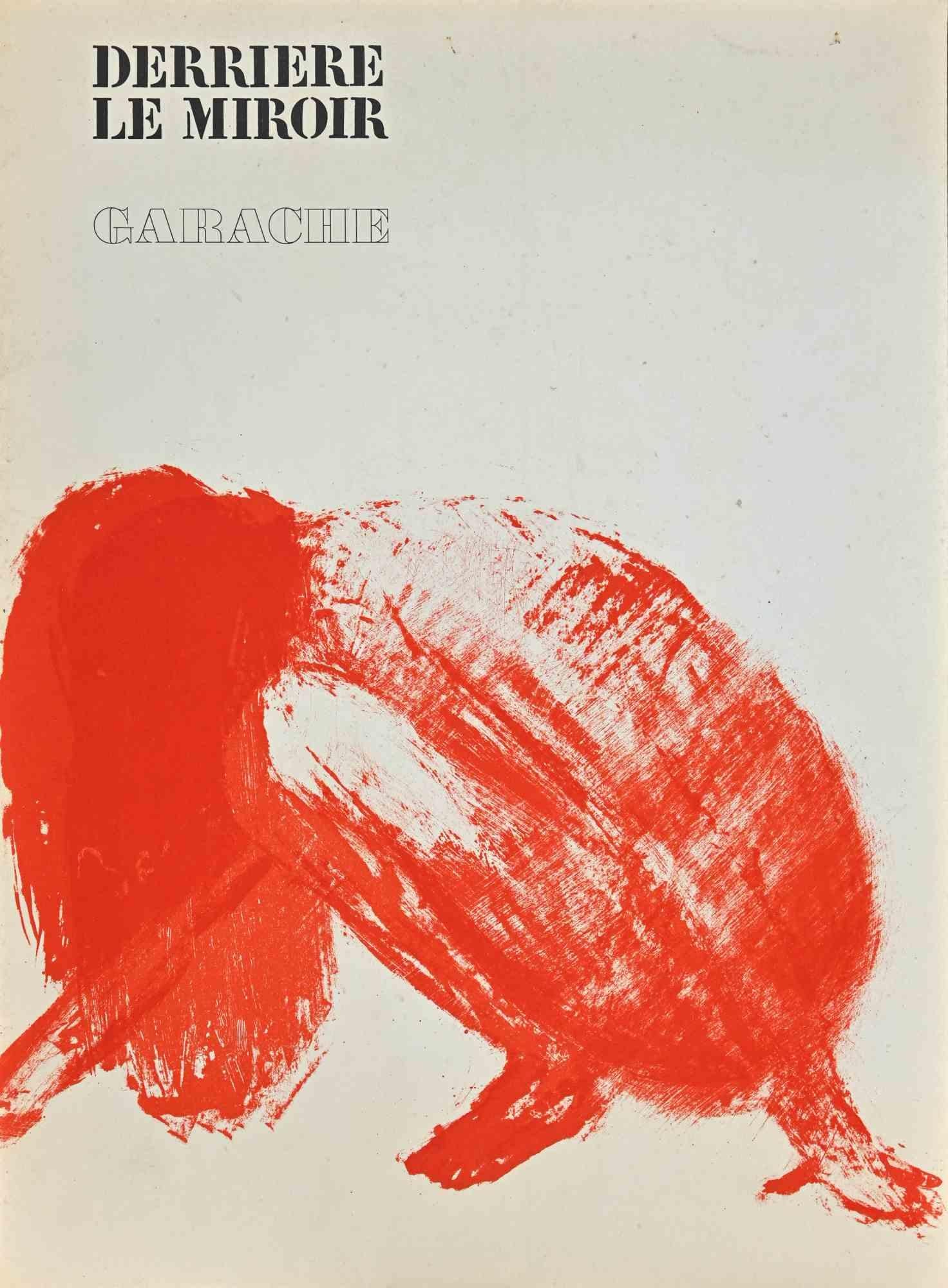 Femme est une Lithographie vintage réalisée par Claude Garache dans les années 1975.

Derrière Le Miroir en haut.

Éditeur Maeght, France au dos.

Bonnes conditions.

L'œuvre d'art est représentée par des traits sûrs et un rouge vif.