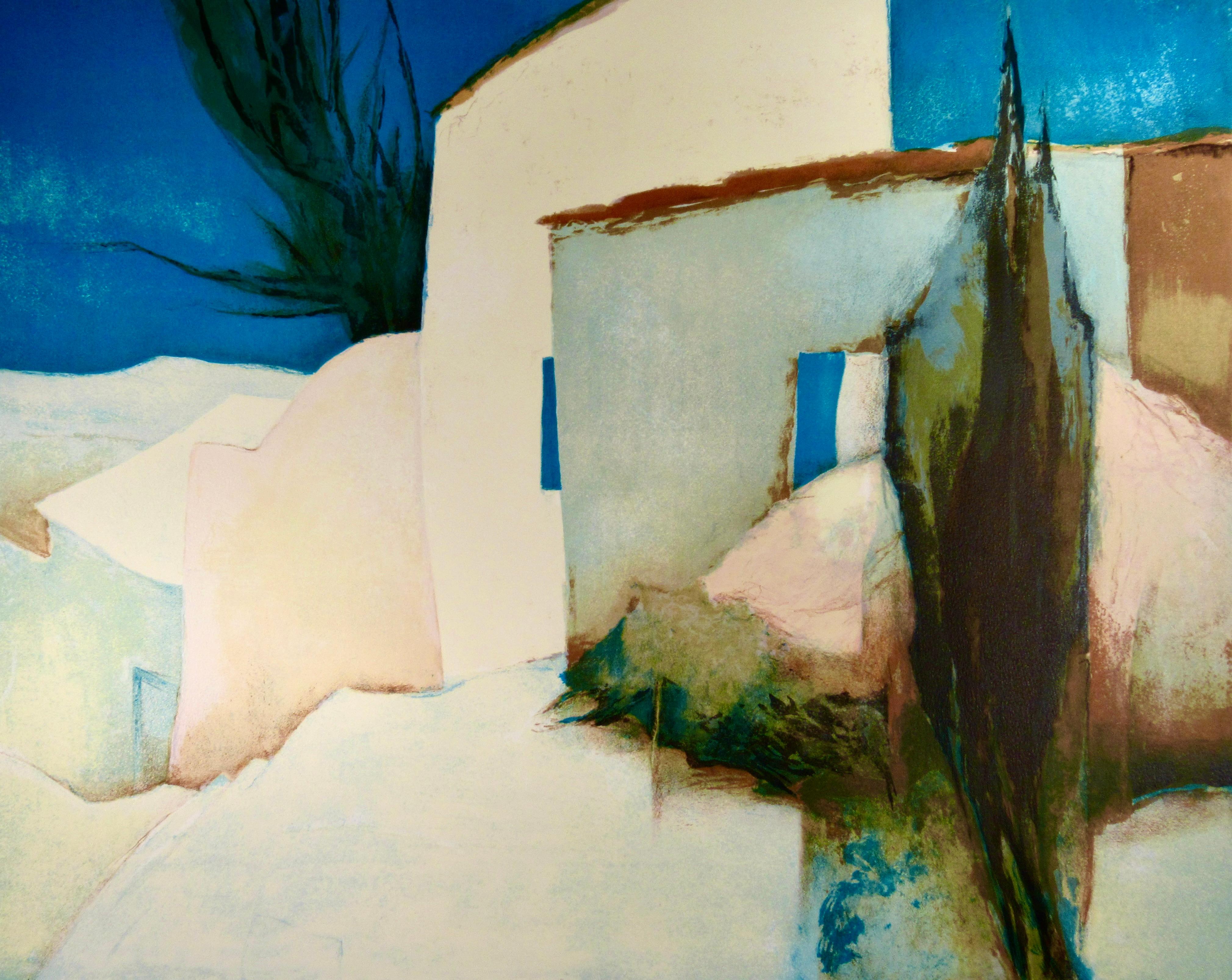 Village - Print by Claude Gaveau