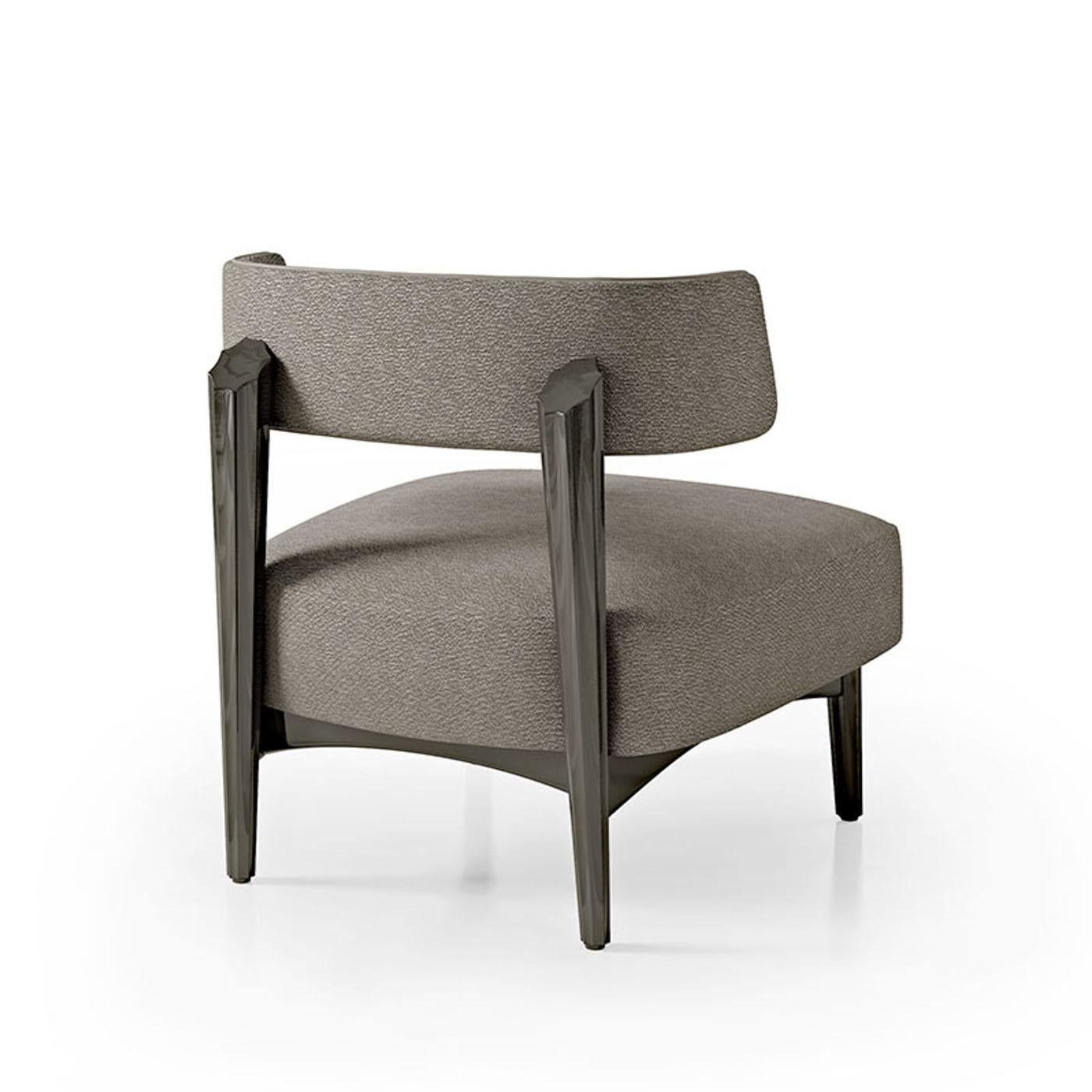 Contemporary Claude Gray Lounge Chair For Sale