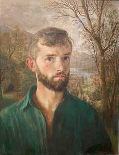 Self Portrait by Lake Windermere